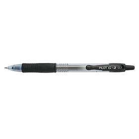 Pilot G-2 0.7 Gelpennor (Svart) 12-pack