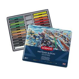 Derwent Inktense Blocks Akvarellkritor 24st