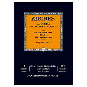 Arches Akvarellblock GT A3 300g 12 Blad