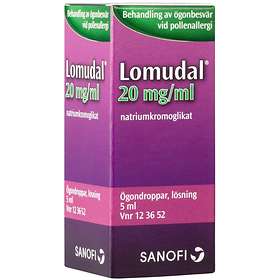 Lomudal Ögondroppar 20mg/ml 5ml