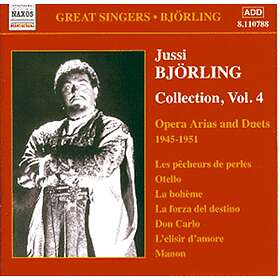 Björling Jussi: Jussi Björling Collection Vol 4