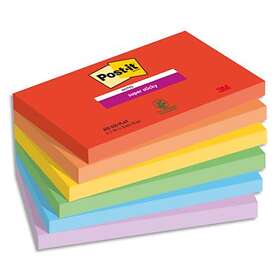 Post-It Super Sticky Playful 76x127mm 6/FP