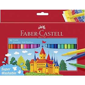 Faber-Castell Felt Tip Pen Castle Pack 50-pack