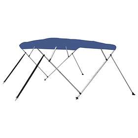 vidaXL 4 Bow Bimini Top Blue 243x210x137 cm