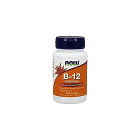 Now Foods Vitamin B-12 with Folic Acid 5000mcg 60 Lozenges