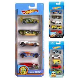 Hot Wheels basic bil 5-pack