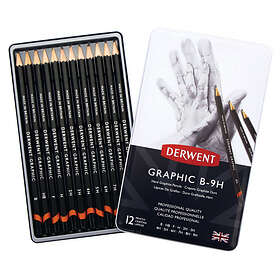 Derwent Graphic Blyerts 12-set B-9H