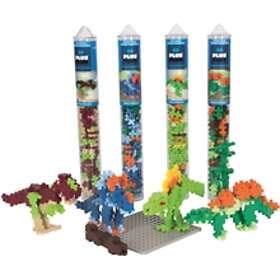 Plus Plus Dinosaur Tube and Baseplate Bundle 400 Delar