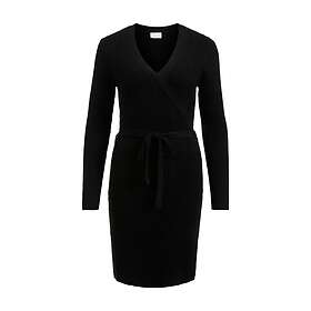 Vila Ril Wrap Long Sleeve Dress (Dam)