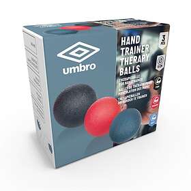 Umbro terapeutiska handövningsbollar 3 st.