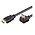 MicroConnect HDMI - HDMI High Speed with Ethernet (angled) 5m