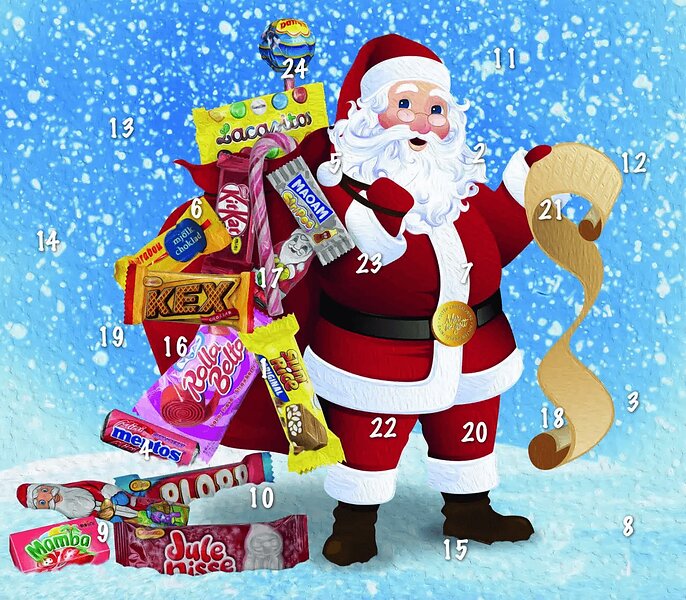 Hultén Godis Advent Calendar