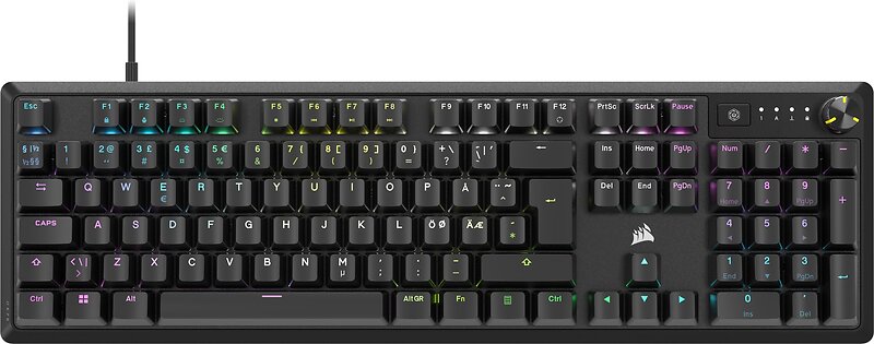 Corsair Gaming K70 Core RGB Corsair MLX Red (Nordisk)