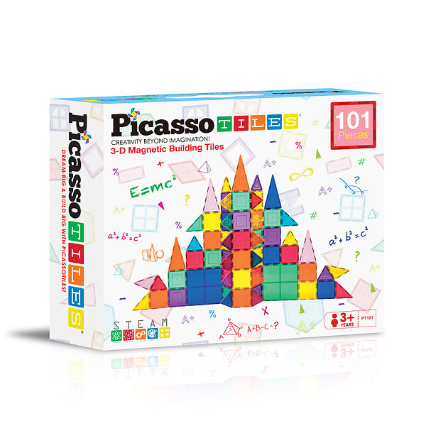 Picasso Magnetiska plattor Set 101 Bitar
