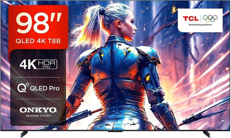 TCL 98" 4K Ultra HD QLED Smart TV - 98T8B