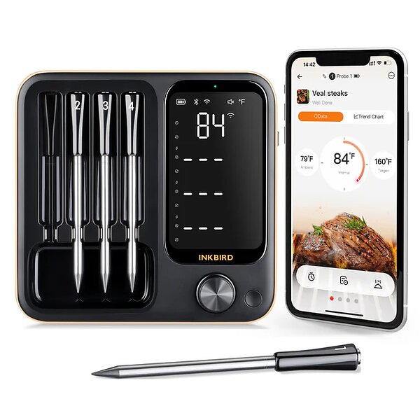 Inkbird Trådlös WiFi & Bluetooth Termometer INT-14-BW