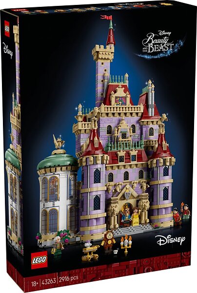 LEGO Disney 43263 Skönheten och Odjuret slottet