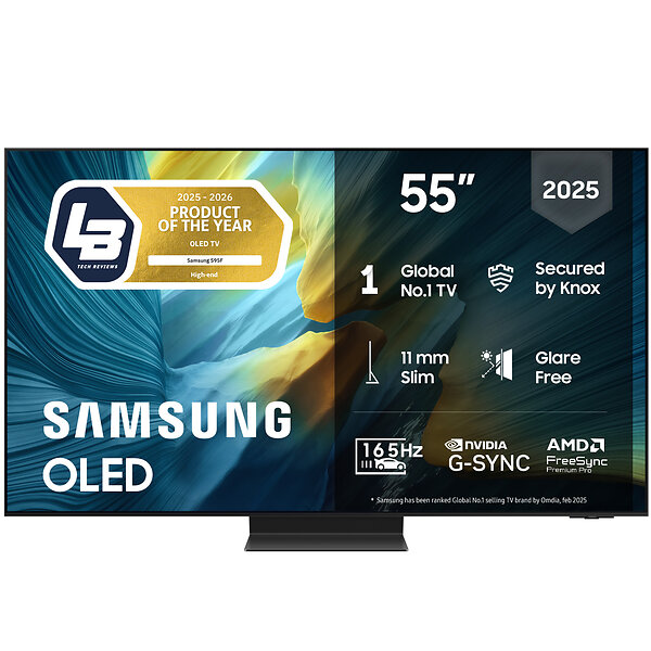 Samsung S95F 55" 4K Ultra HD OLED Smart TV (2025) - TQ55S95F