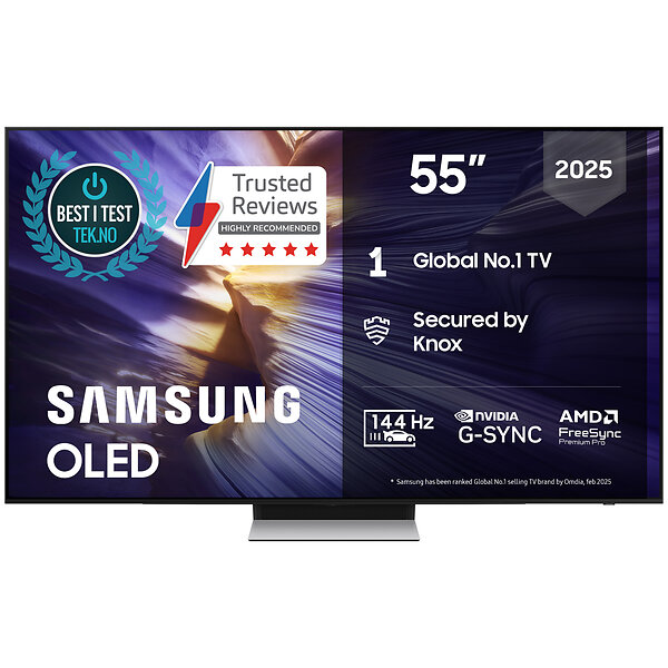 Samsung S90F 55" 4K Ultra HD OLED AI Smart TV (2025) - TQ55S90F