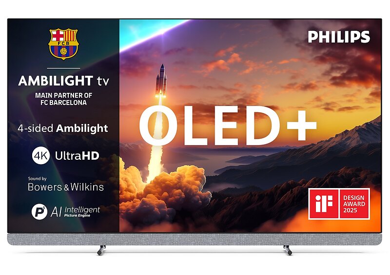 Philips The One OLED910 65" 4K Ultra HD OLED+ AI Ambilight Google TV (2025) - 65OLED910