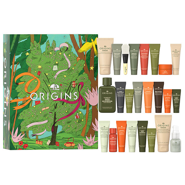 Origins 24 dagar av Essentials för ansikte och kropp Adventskalender