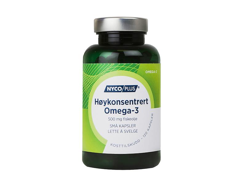 Best pris på Nycoplus Omega3 500mg 120 Kapsler Omega 3