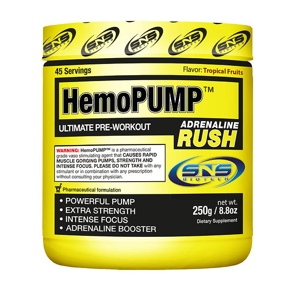 SNS Biotech HemoPUMP Adrenaline Rush 0.25kg