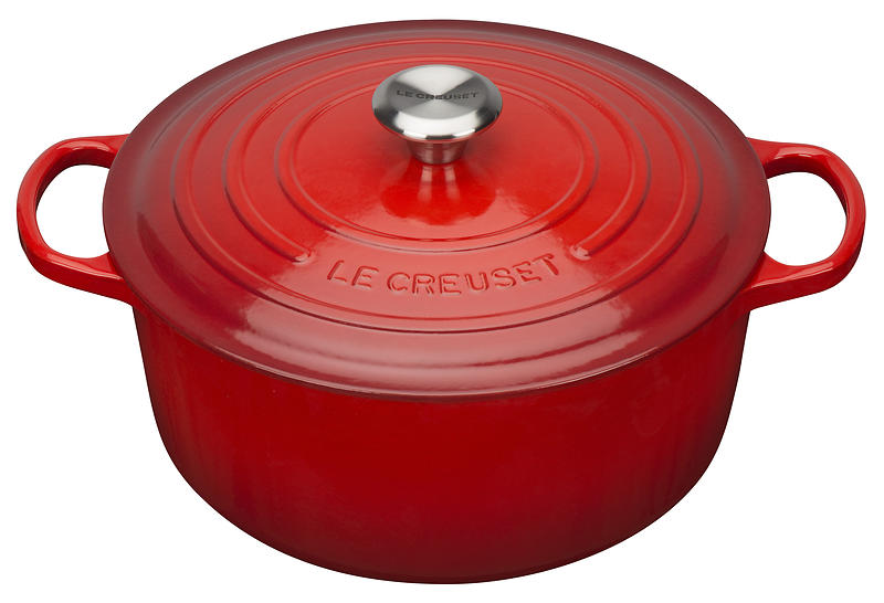 Le creuset gjutjärnsgryta