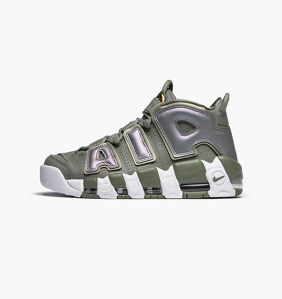 nike air uptempo donna argento