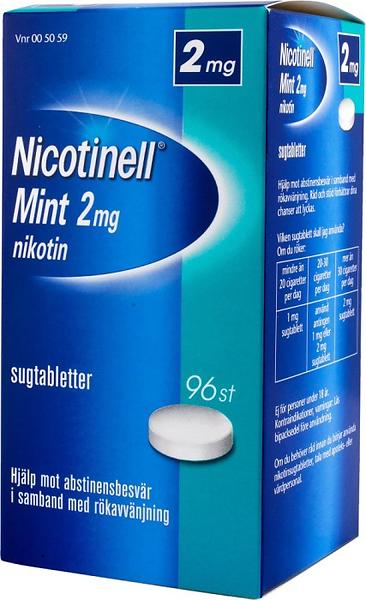 nicotinell 2mg pris