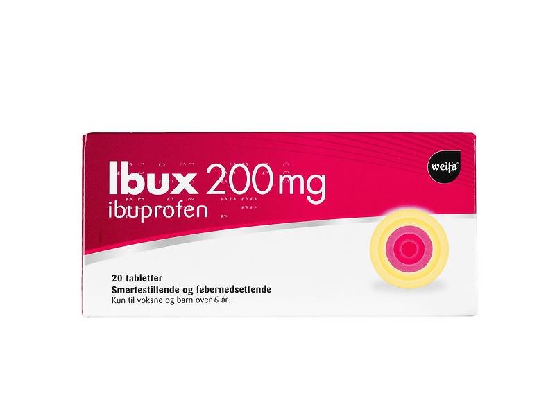 Best Pris På Weifa Ibux 200mg 20 Tabletter Smertestillende Legemiddel ...