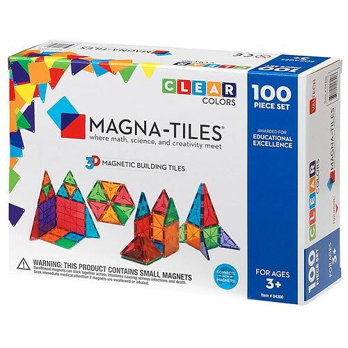 Magna-Tiles Clear Colors 100 Bitar