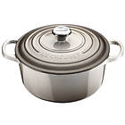 Le Creuset Gjutjärnsgryta Rund 24cm 4,2L (Metallknopp)